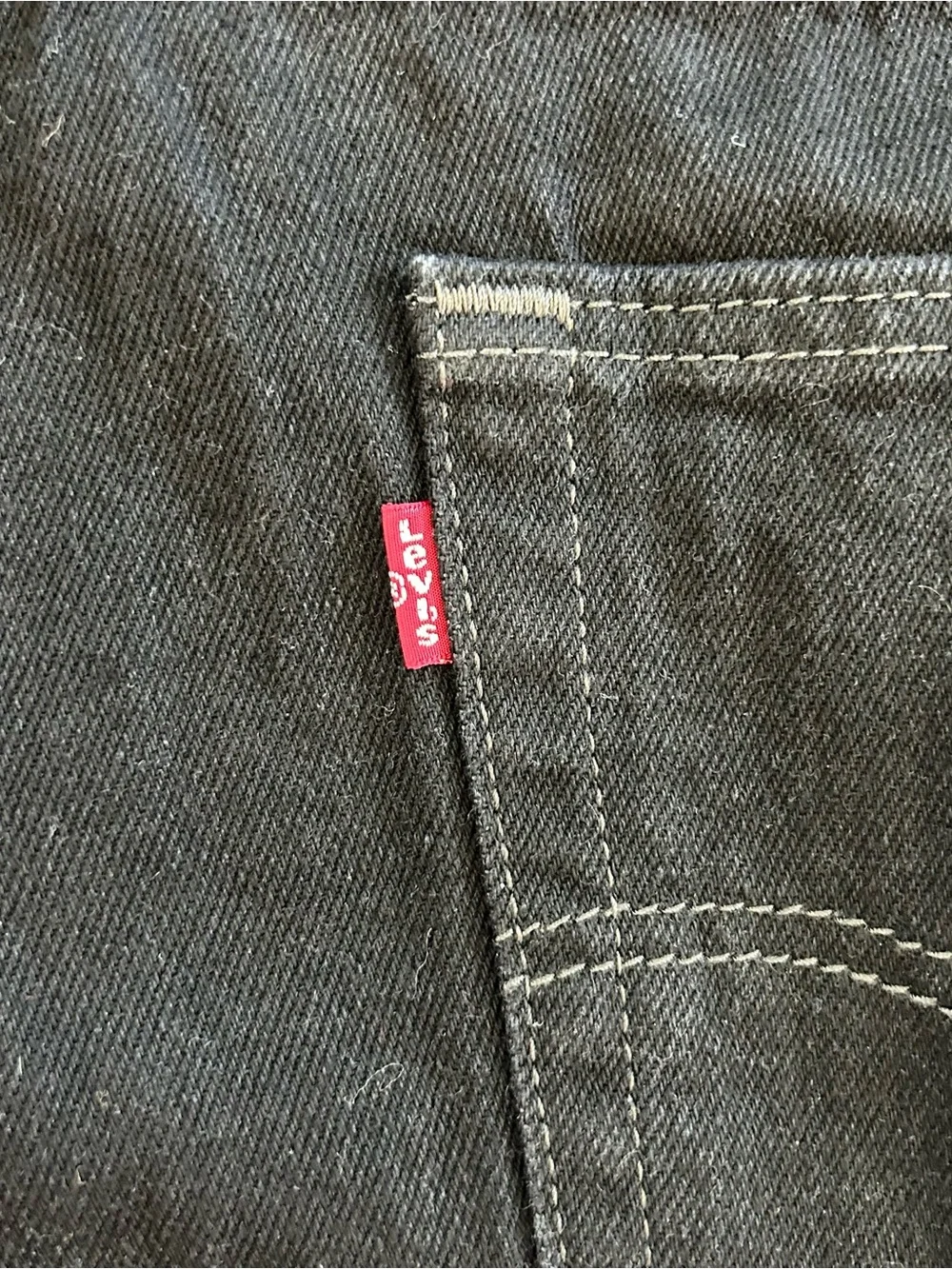 42x32 NWT Levi’s 550 Relaxed Jeans Mens Black Tapered Leg 100% Cotton 0055